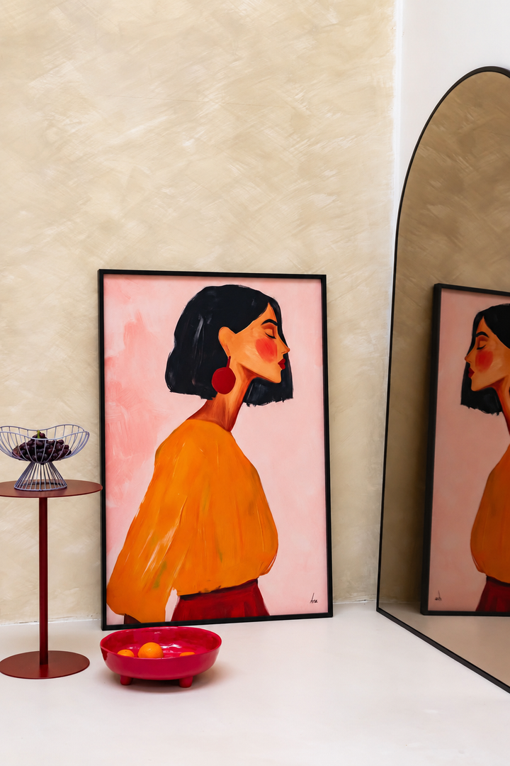 Colorful Woman Frame