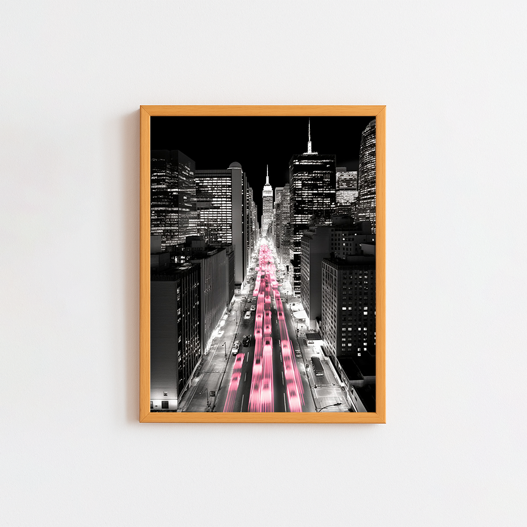 New York City Lights Frame