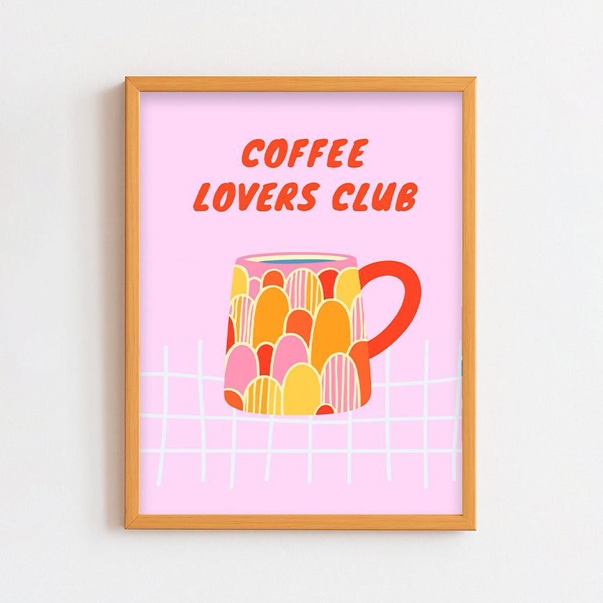 Coffee Lovers Club Frame