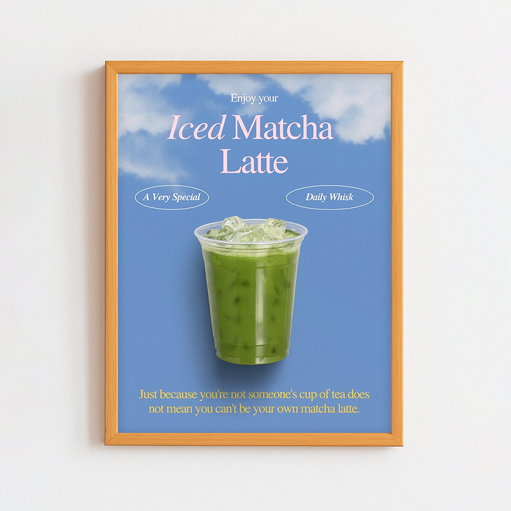 Iced Matcha Latte Frame