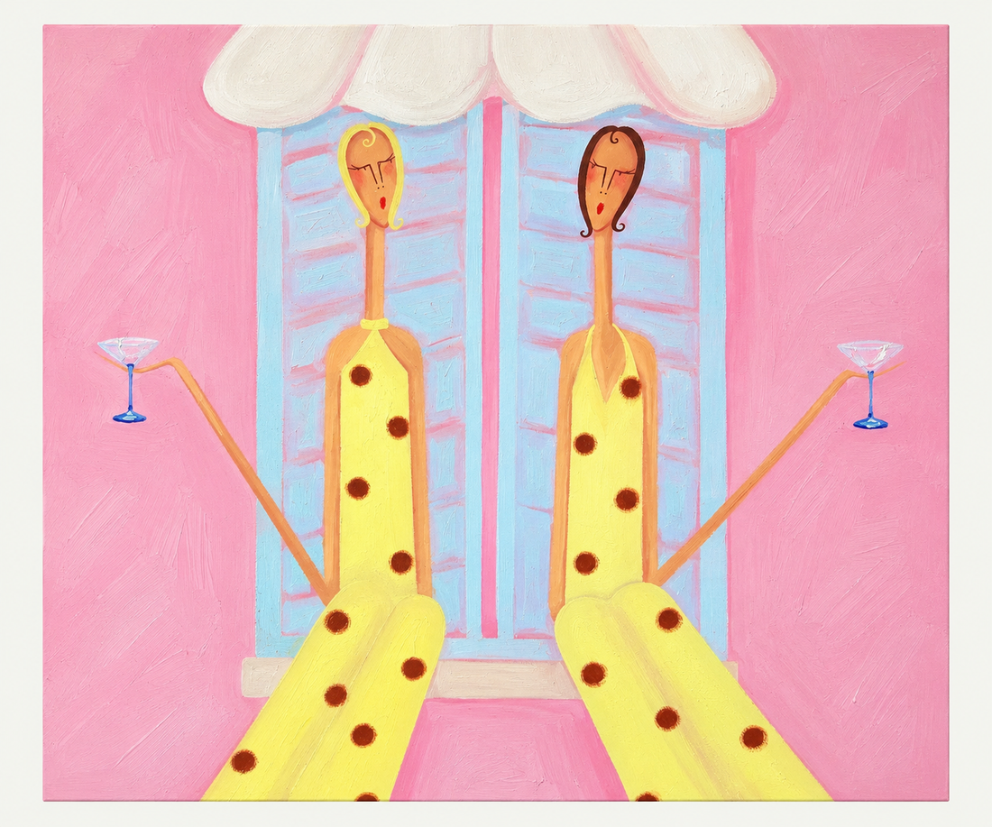 Martini Girls Canvas