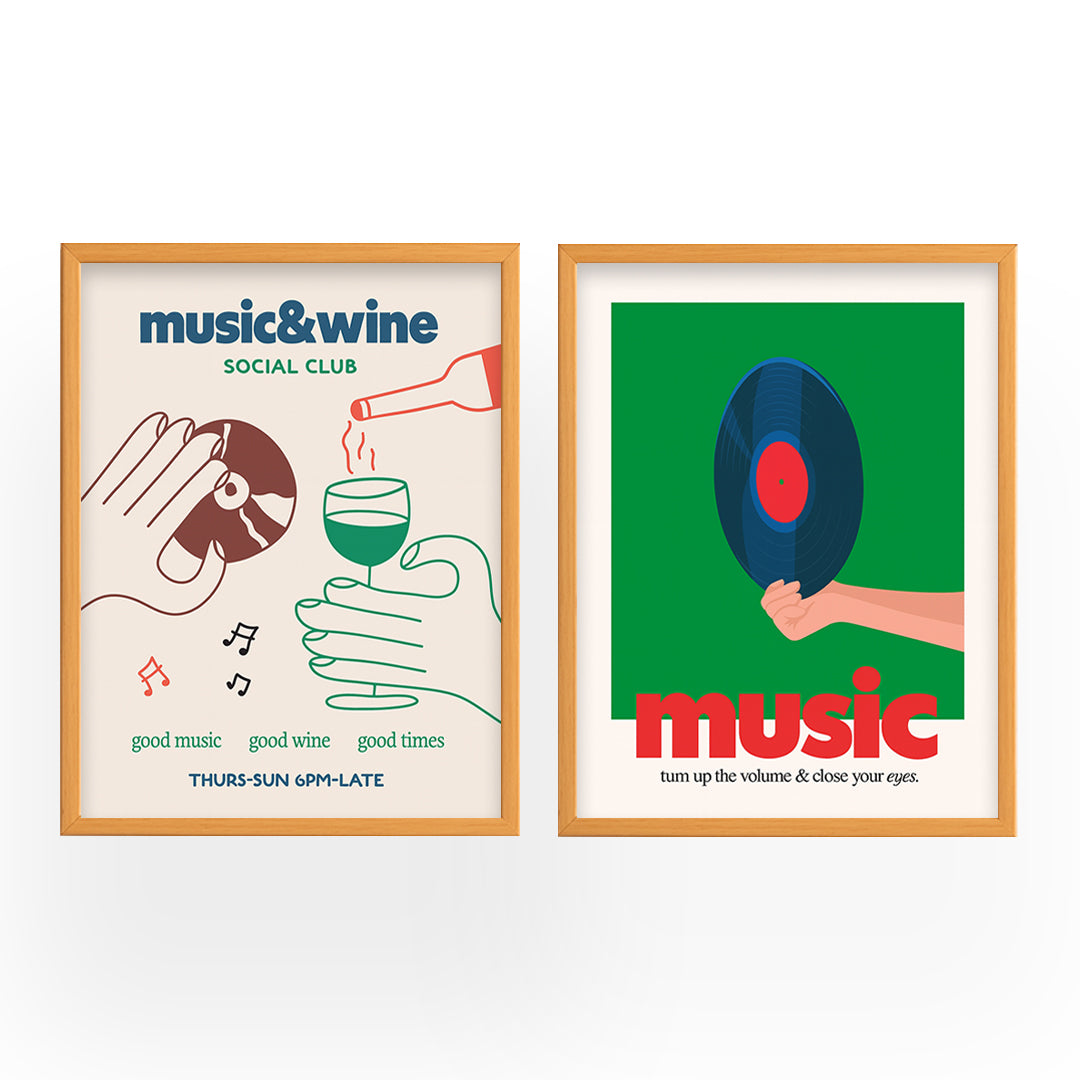 Set of 2 - Music Frames
