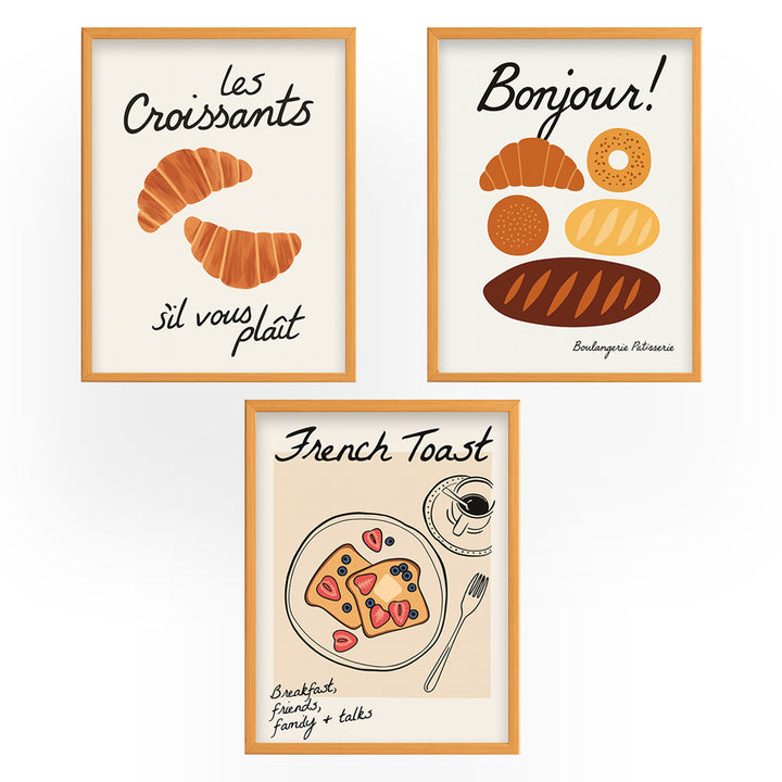 Set of 3 - Le Matin Frames