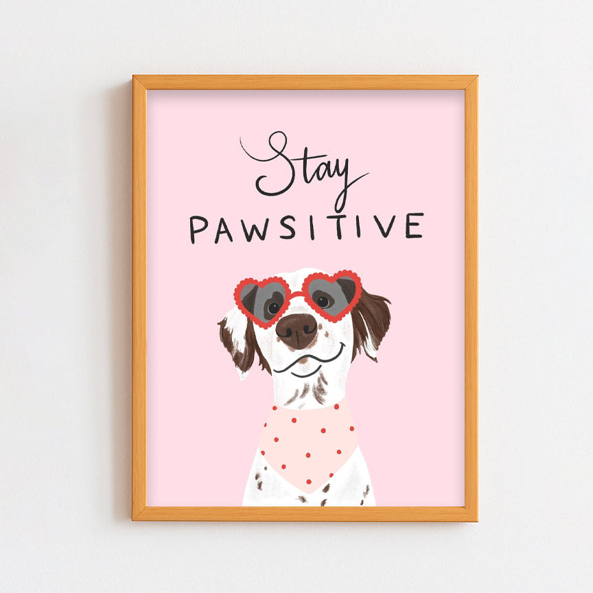 Stay Pawsitive Frame