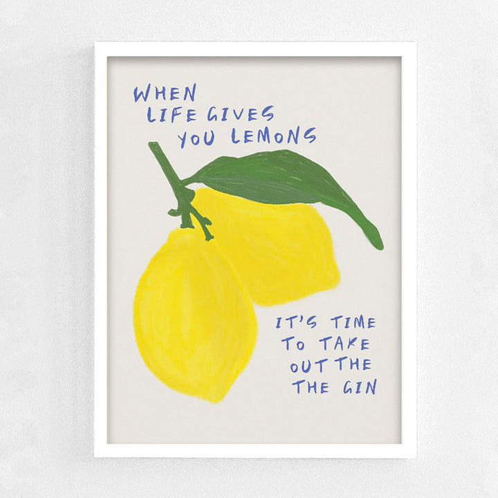 When life gives you lemon Frame