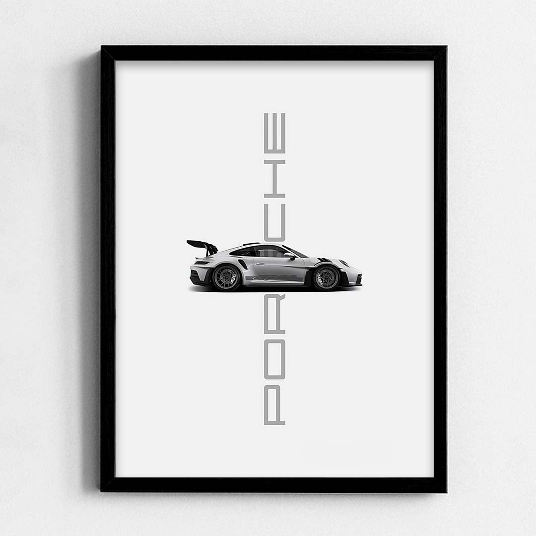 Grey Porsche Frame
