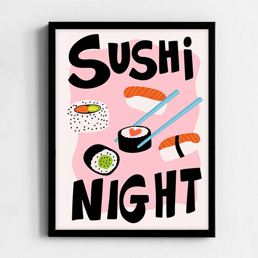 Sushi Night Frame