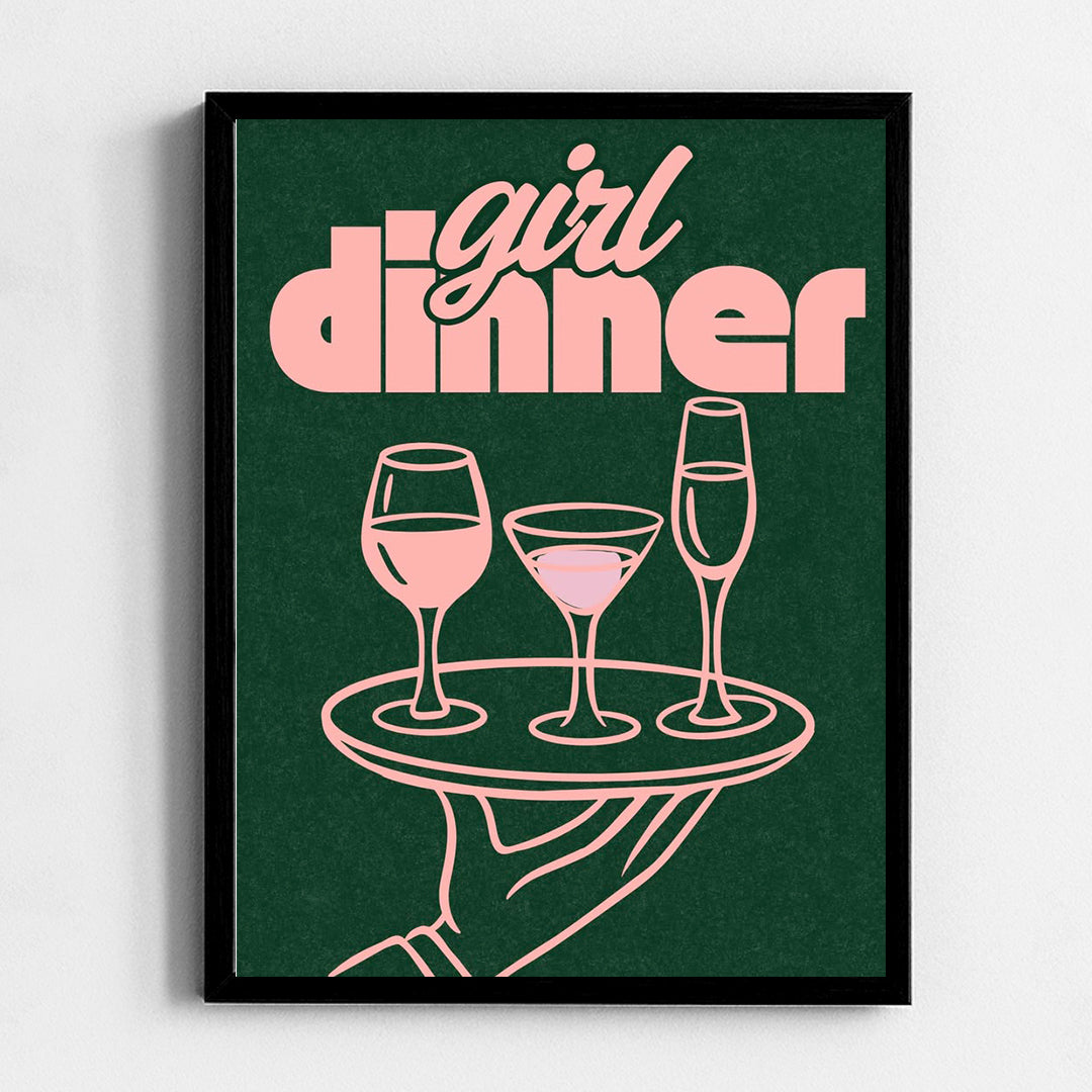 Girl dinner Frame