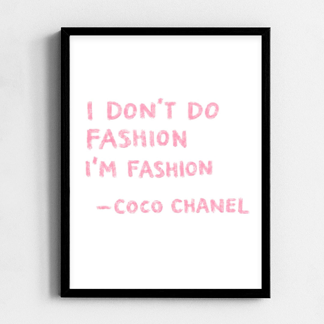 Coco chanel Frame