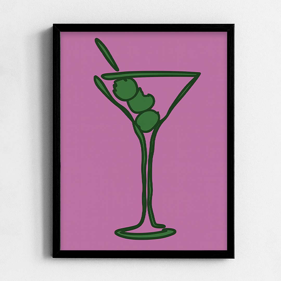 Martini in green Frame