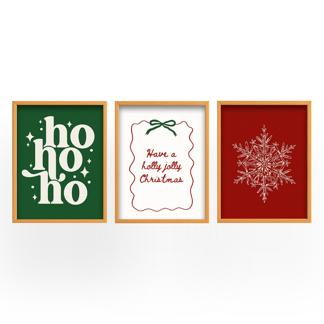 Set of 3 Christmas