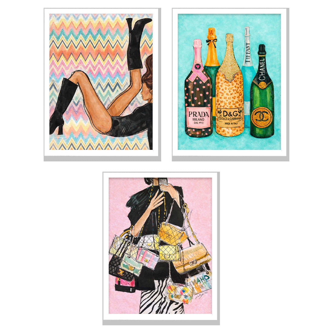 Set of 3 - Funky Frames