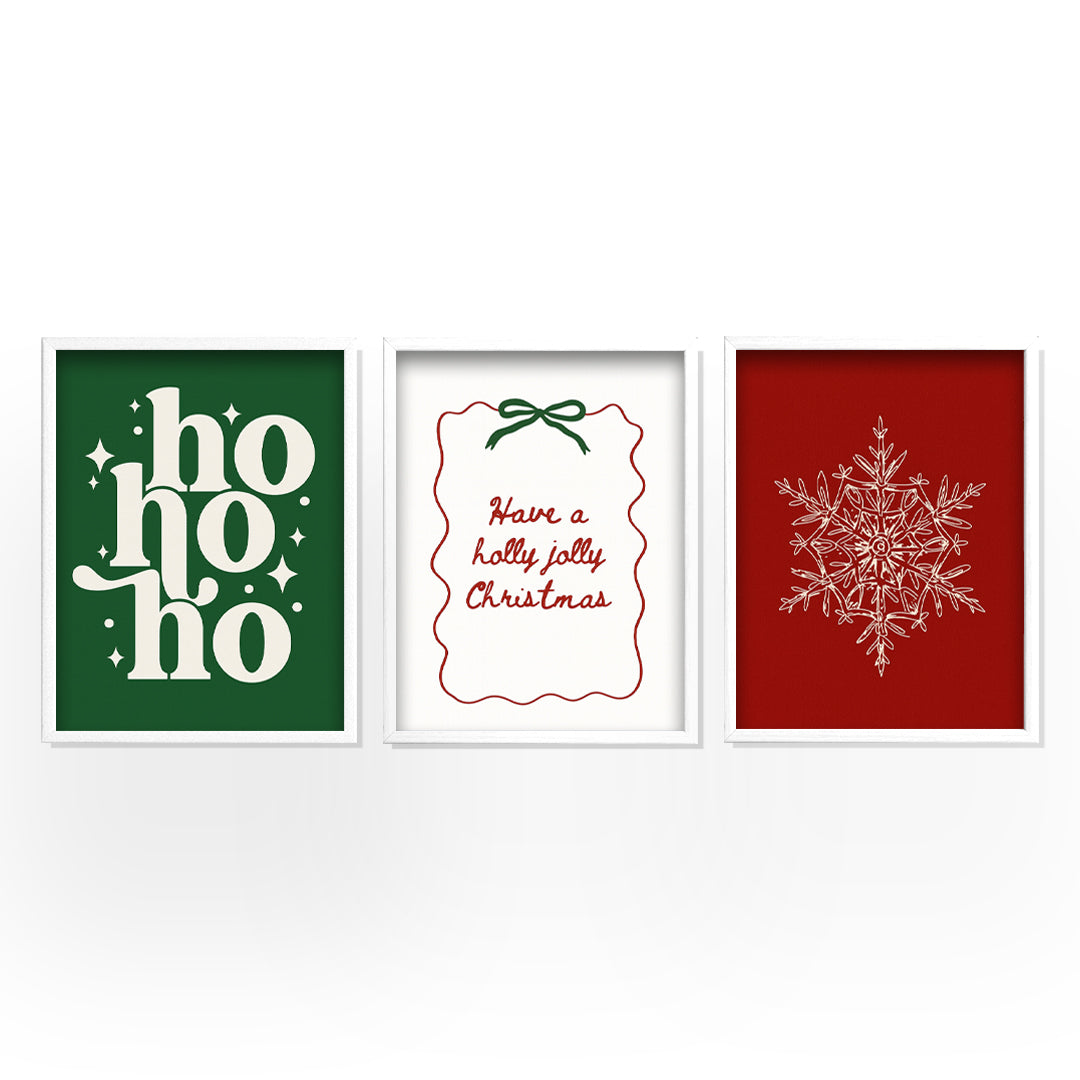 Set of 3 Christmas