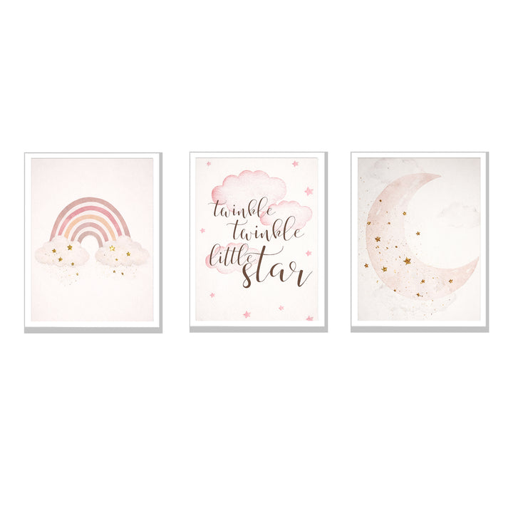 Set of 3 - Pink