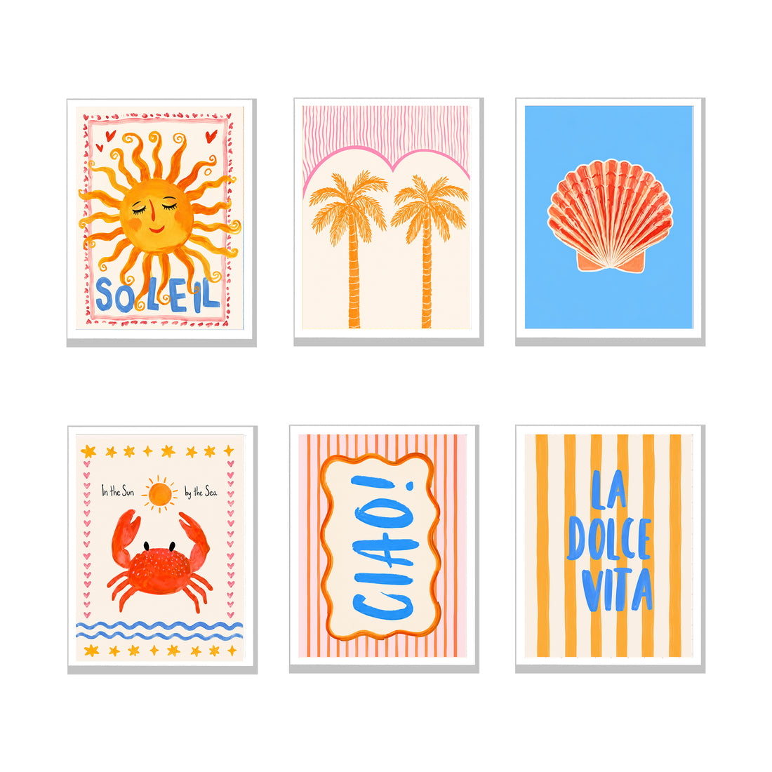 Summer Frames (6pcs)