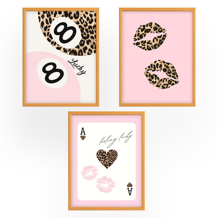 Set of 3 - Leopard 1 Frames