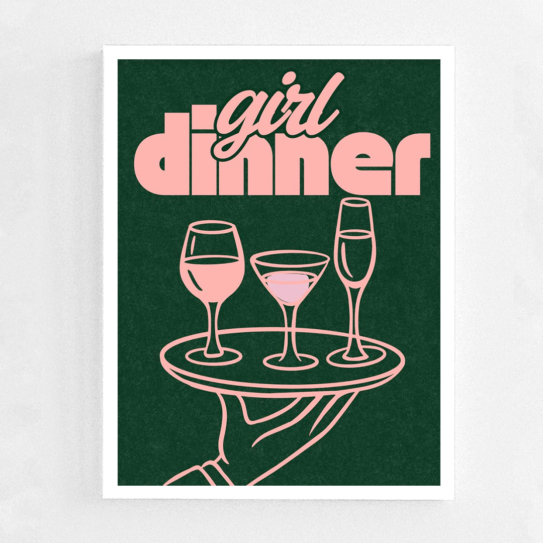 Girl dinner Frame