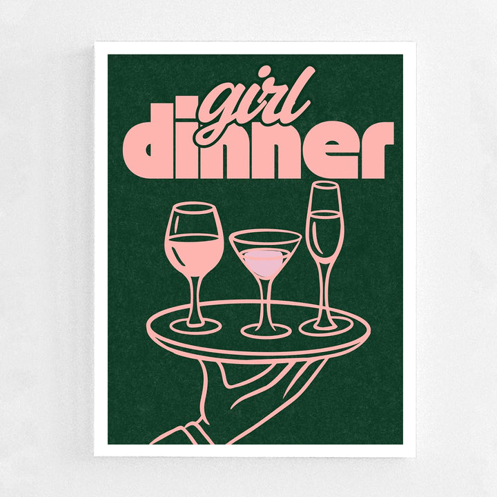 Girl dinner Frame