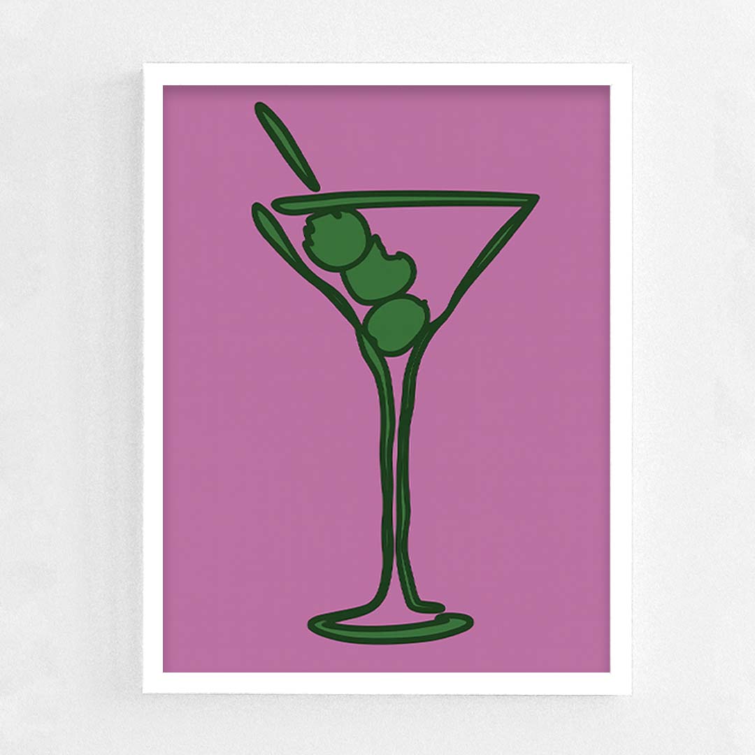 Martini in green Frame