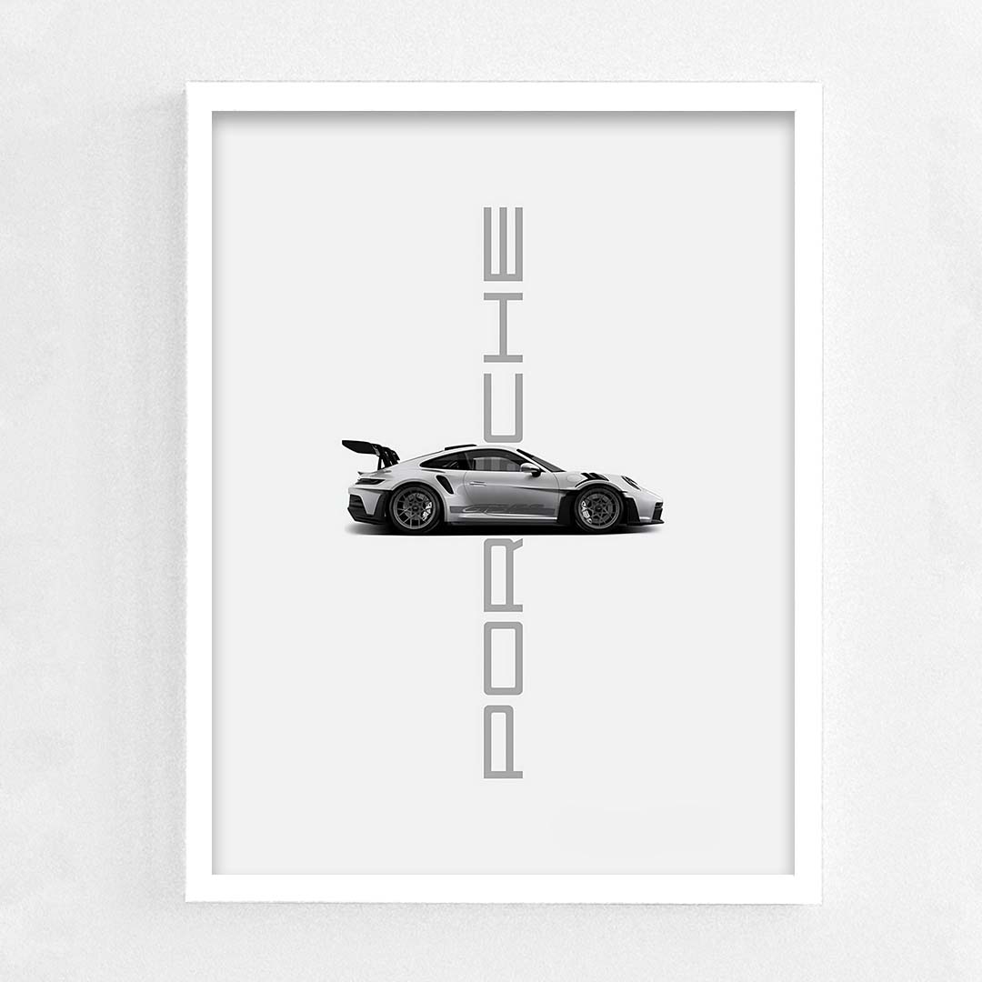 Grey Porsche Frame
