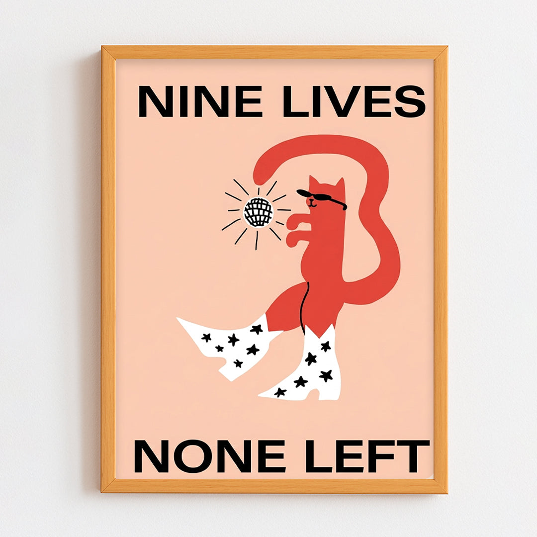 Nine lives none left Frame