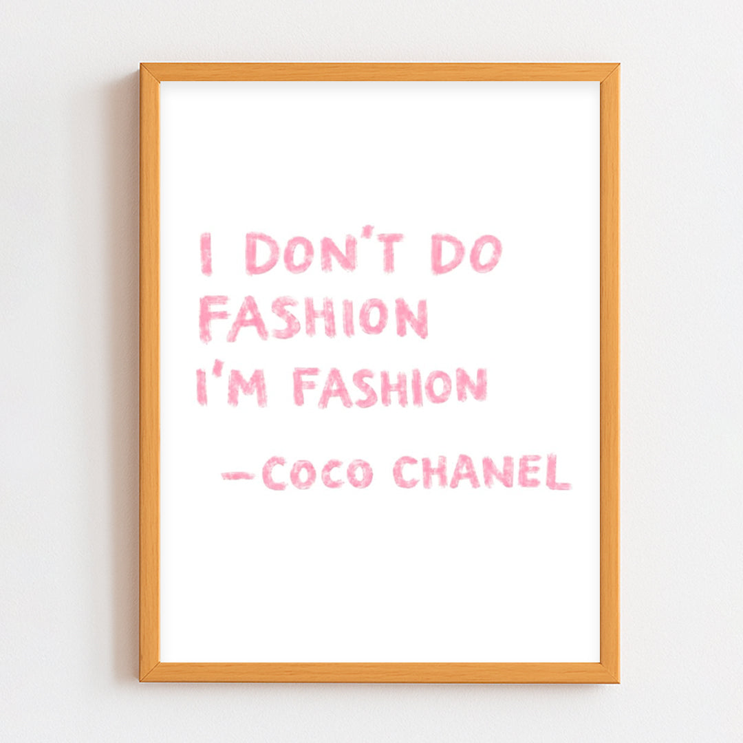 Coco chanel Frame