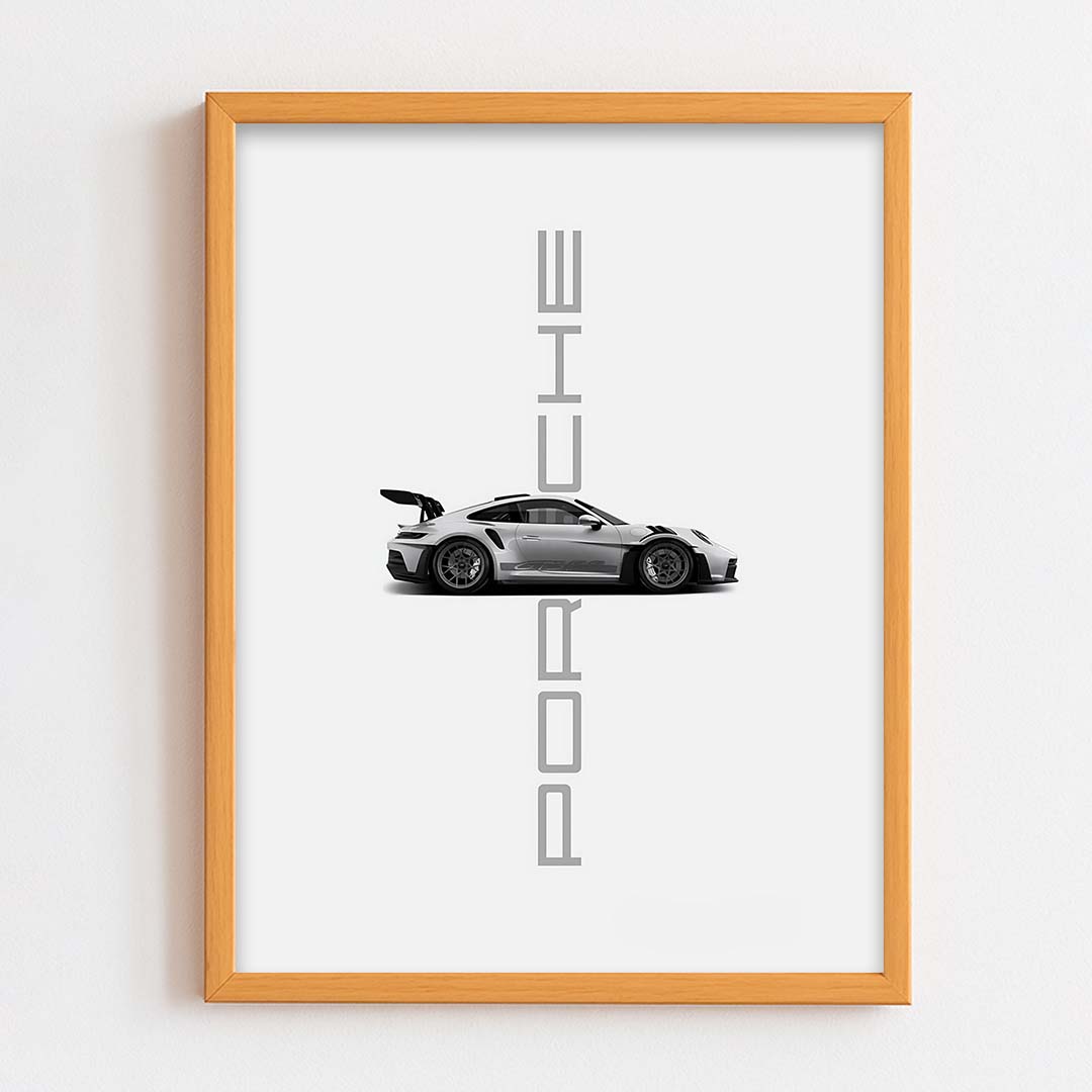 Grey Porsche Frame
