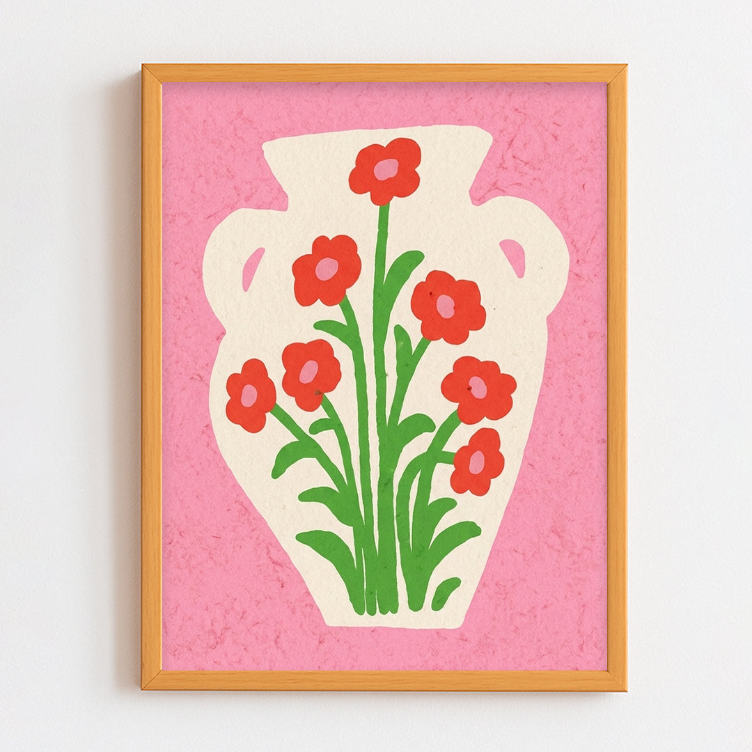 Rose Vase Frame