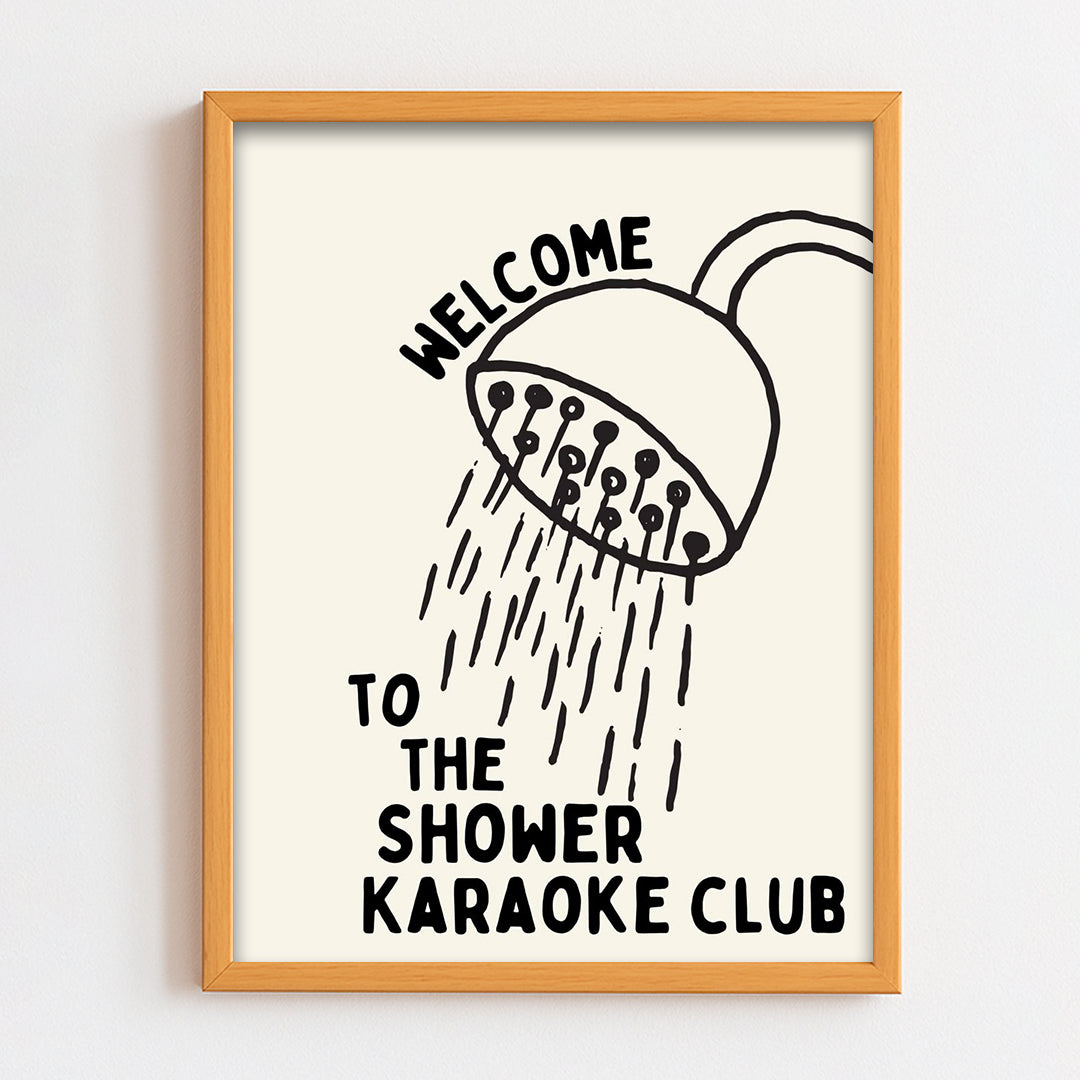 Shower Karaoke Club Frame