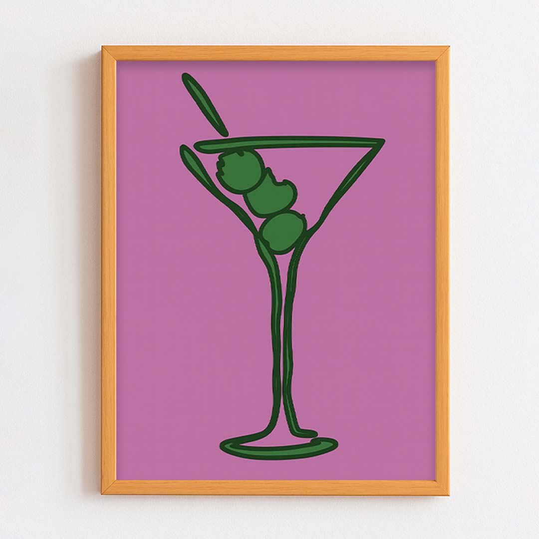 Martini in green Frame