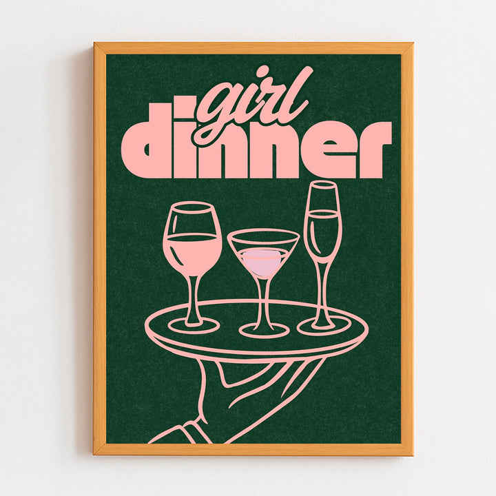 Girl dinner Frame