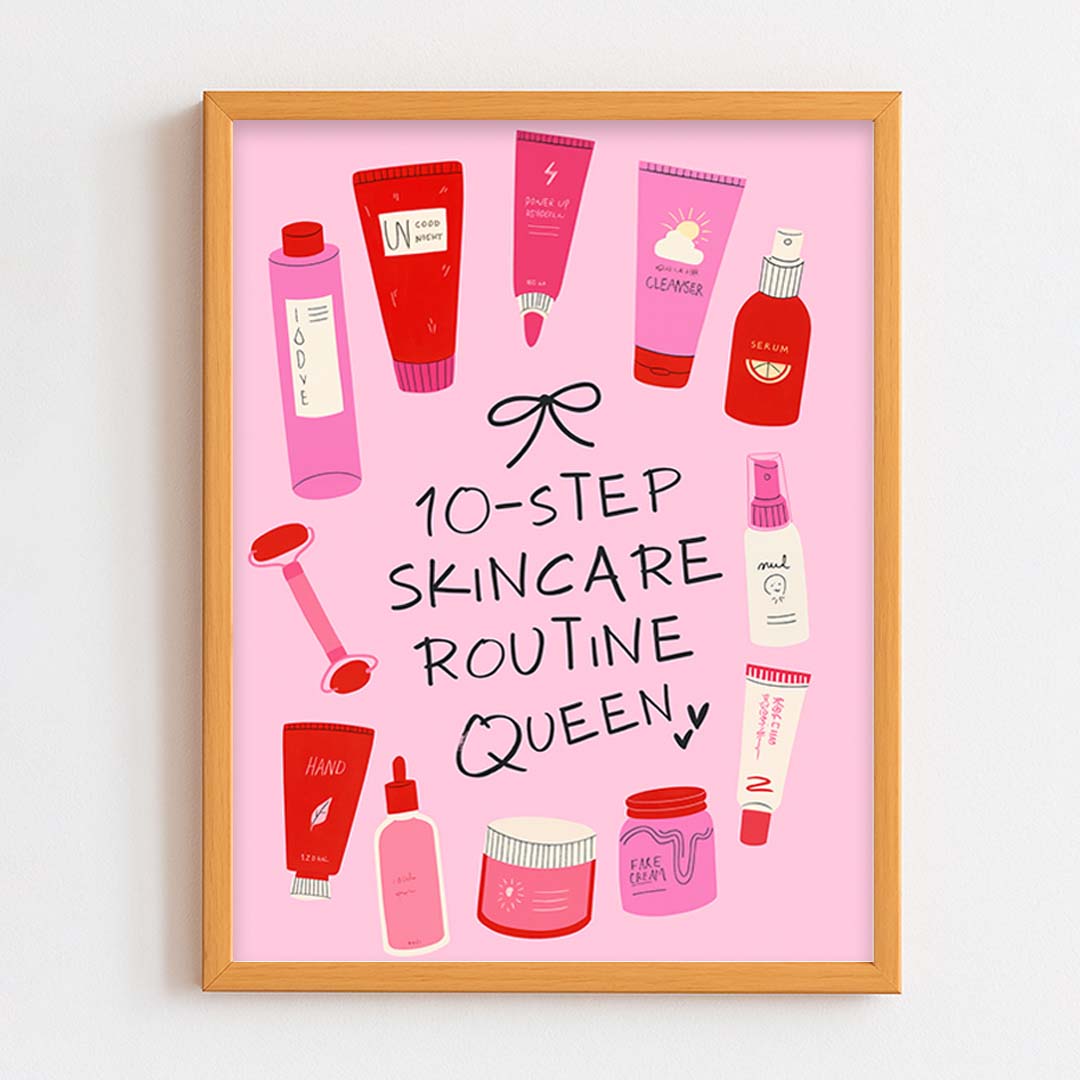 10 Step Skincare Frame