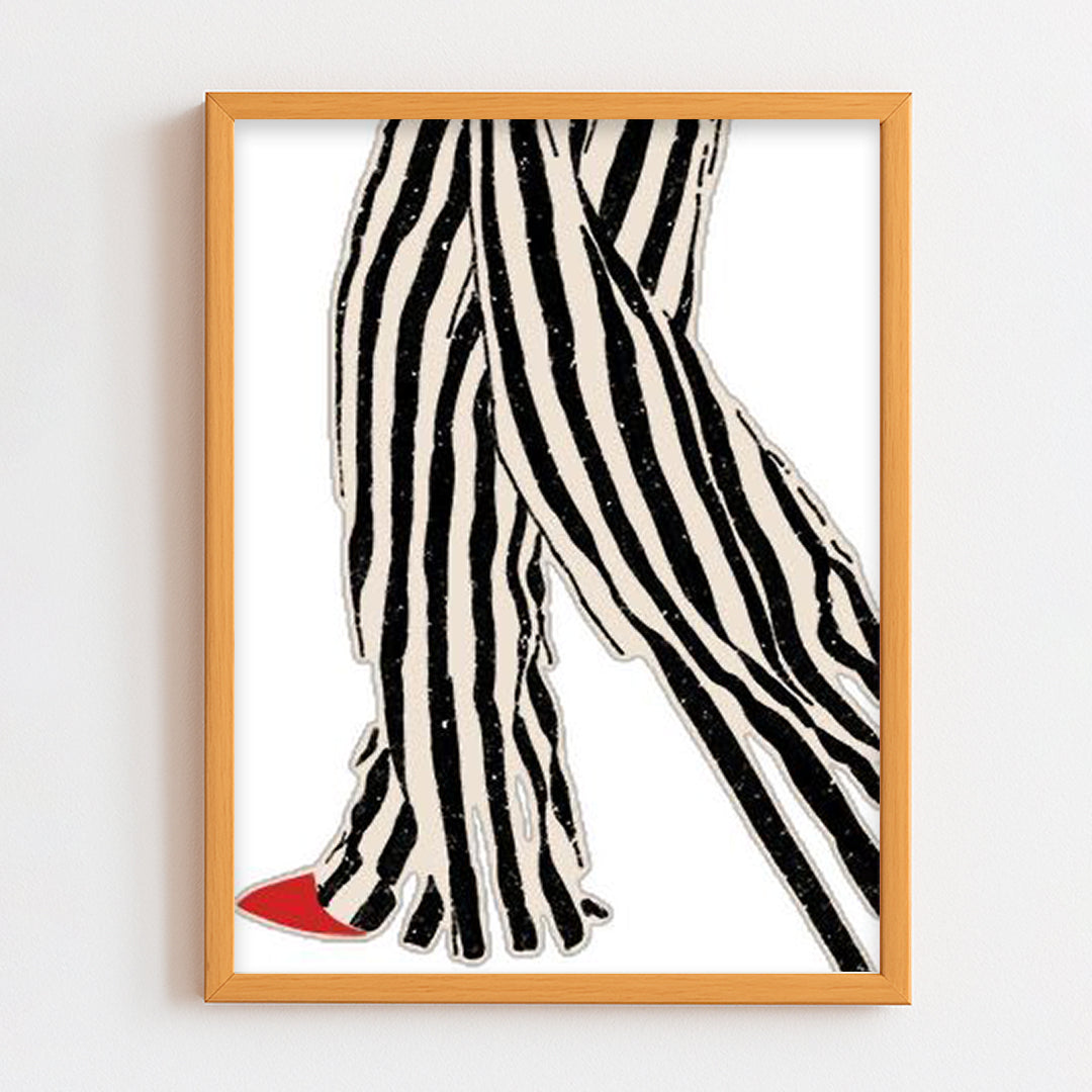 Striped Pants Frame