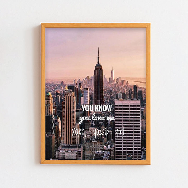 xoxo, gossip girl Frame