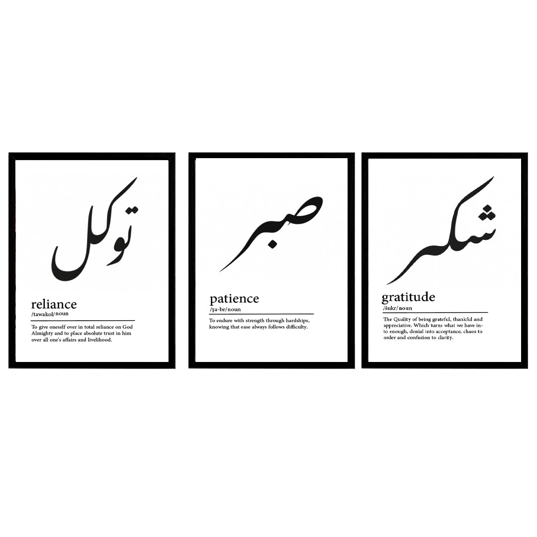 Set of 3 Frames